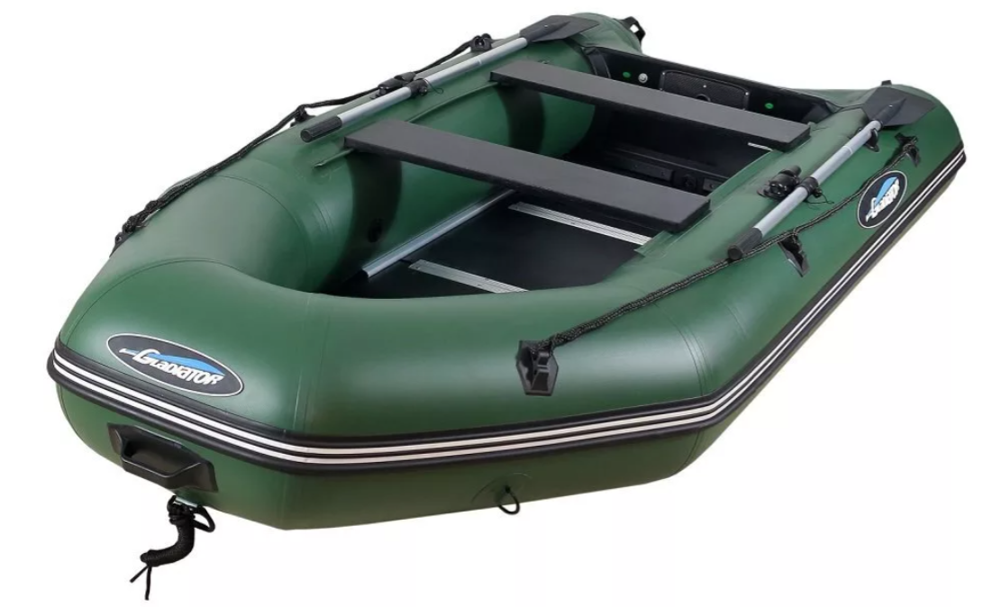 МОТОРНО-ГРЕБНАЯ ЛОДКА ПВХ GLADIATOR А 340 ТК С ФАНЕРНЫМ ПОЛОМ в Новошахтинске