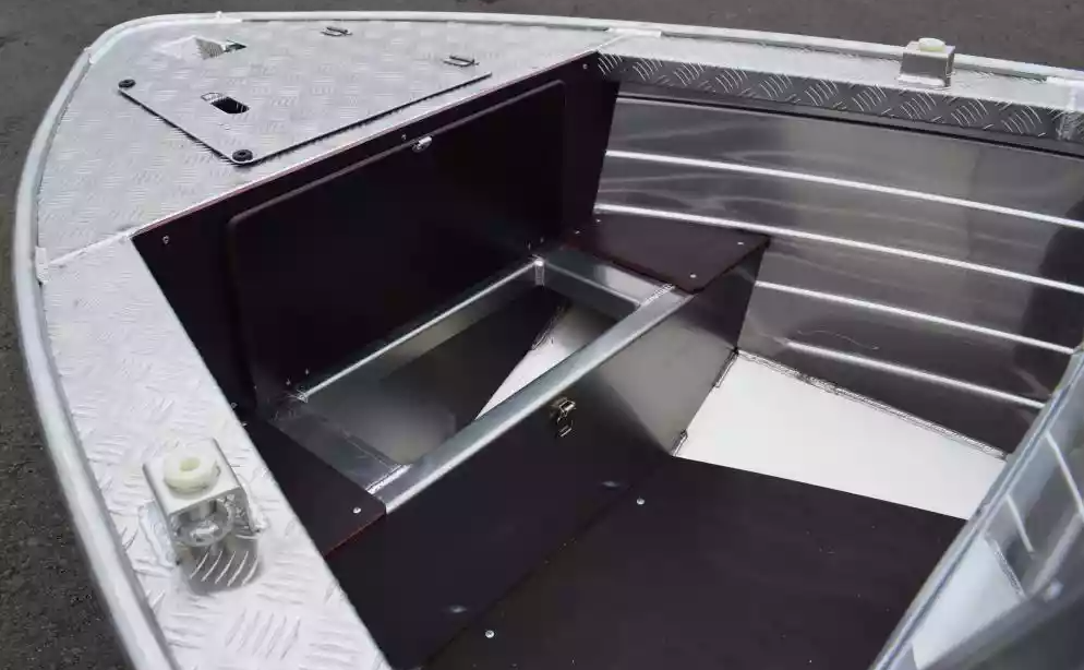Алюминиевая лодка Wyatboat-390 DCM Увеличенный борт в Новошахтинске