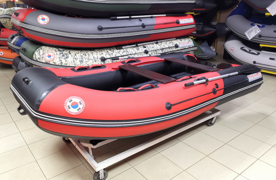 КОМПЛЕКТ Лодка MISHIMO PRO 350 + ЛОДОЧНЫЙ МОТОР MARLIN MP 9.9 (20) AMHS PRO в Новошахтинске