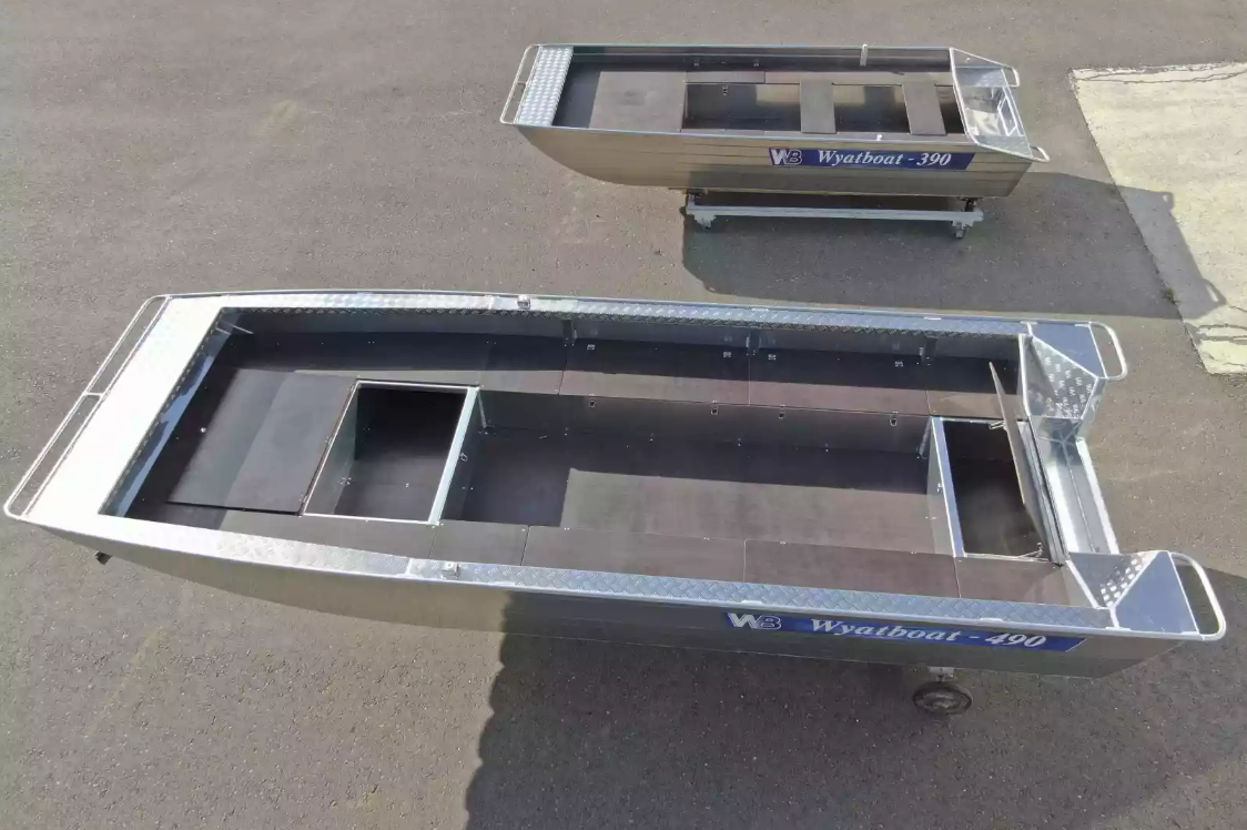Алюминиевая лодка Wyatboat-490 Jonboat в Новошахтинске