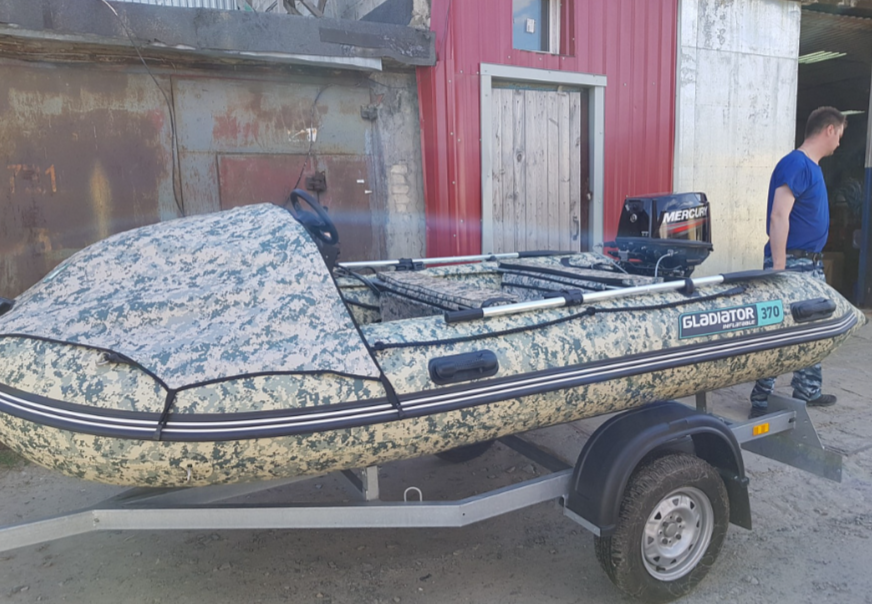 НАДУВНАЯ ЛОДКА GLADIATOR C370AL в Новошахтинске