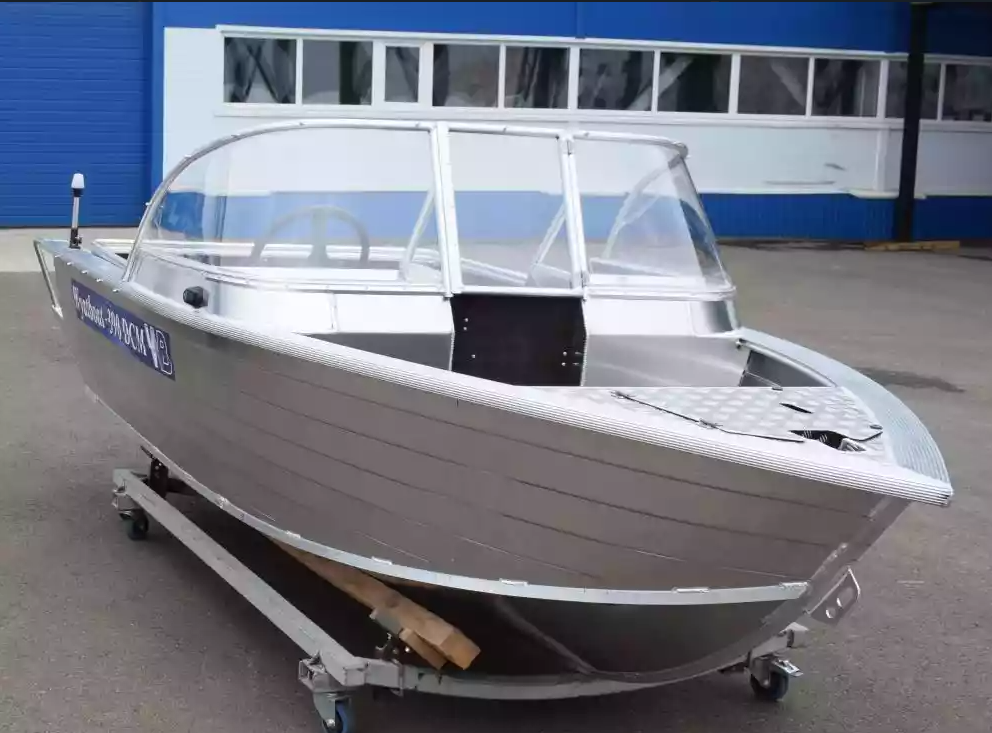 Алюминиевая лодка Wyatboat-390 DCM Увеличенный борт в Новошахтинске