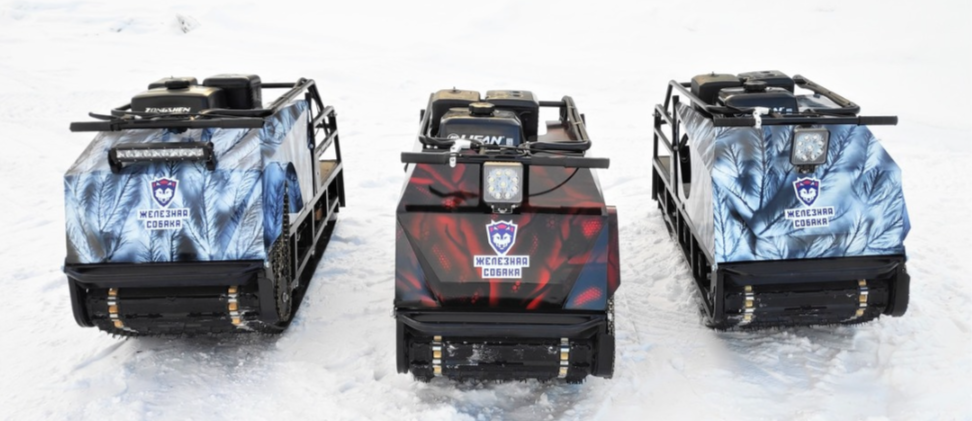 Мотобуксировщик Irondog (Железная собака) M500 20  Камуфляж Охотник в Новошахтинске