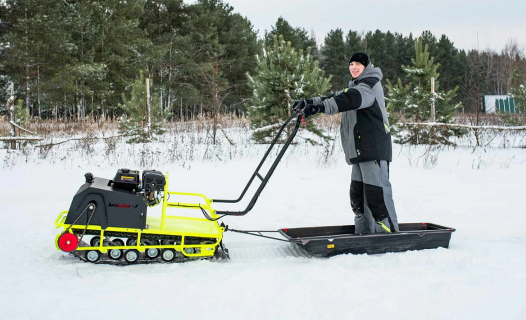 Мотобуксировщик Бурлак ХОЗЯИН-1 (капот ткань) в Новошахтинске