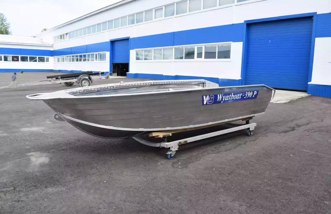Алюминиевая лодка Wyatboat-390Р Увеличенный борт в Новошахтинске