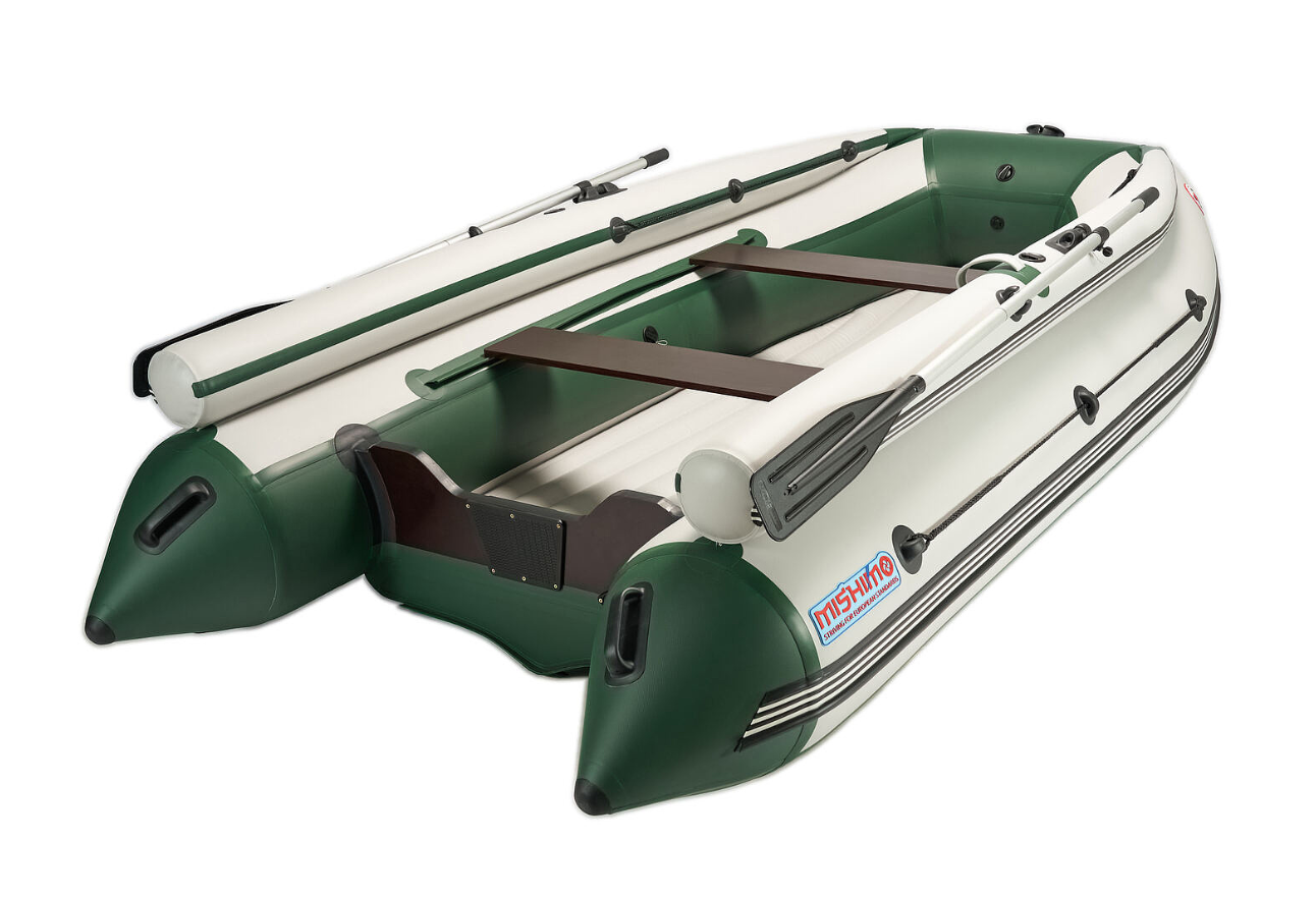 КОМПЛЕКТ ЛОДКА MISHIMO FAMILY LITE 370 + МОТОР MARLIN MP 9.9 AMHS PROLINE FORCE в Новошахтинске