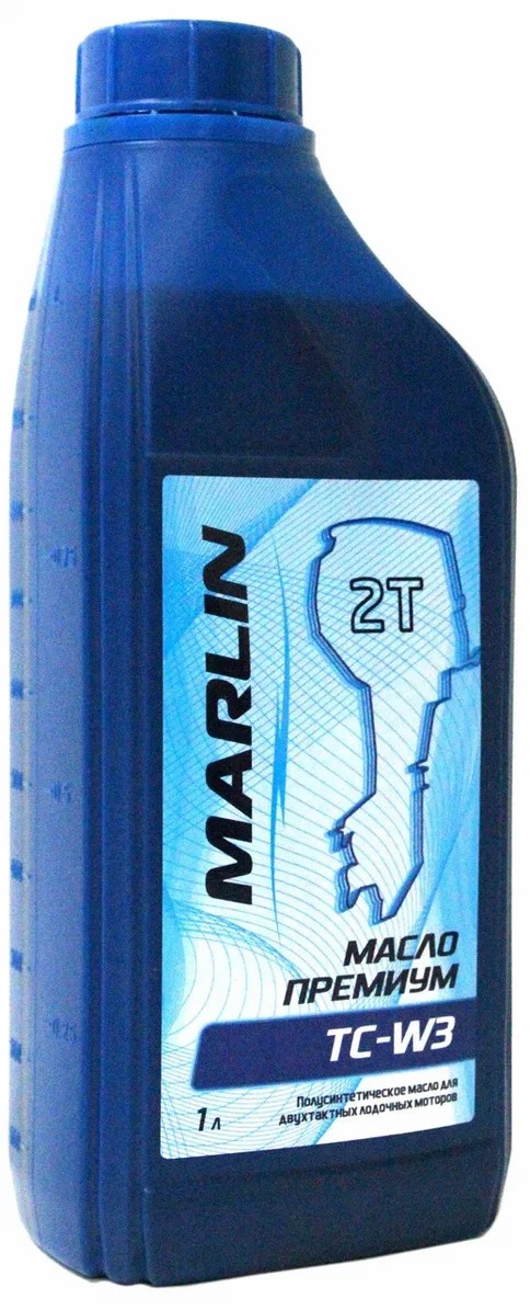МАСЛО ПОЛУСИНТЕТИЧЕСКОЕ MARLIN ПРЕМИУМ 2Т, TC-W3, 1 ЛИТР в Новошахтинске