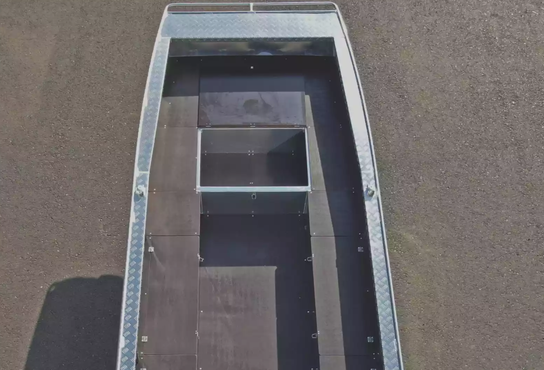 Алюминиевая лодка Wyatboat-490 Jonboat в Новошахтинске