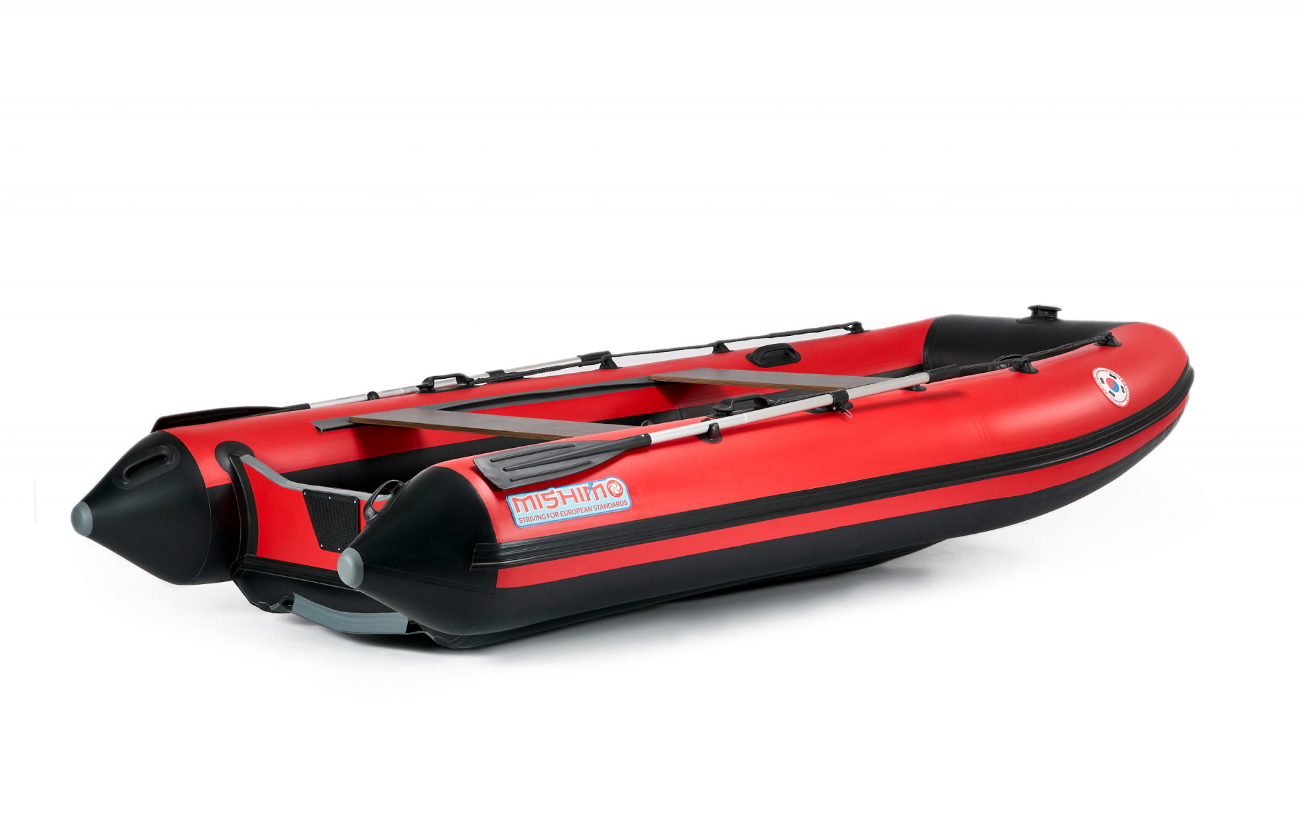 КОМПЛЕКТ ЛОДКА MISHIMO RAPID 380 + ЛОДОЧНЫЙ МОТОР MARLIN MP 9.9 (20) AMHS PROLINE FORCE в Новошахтинске