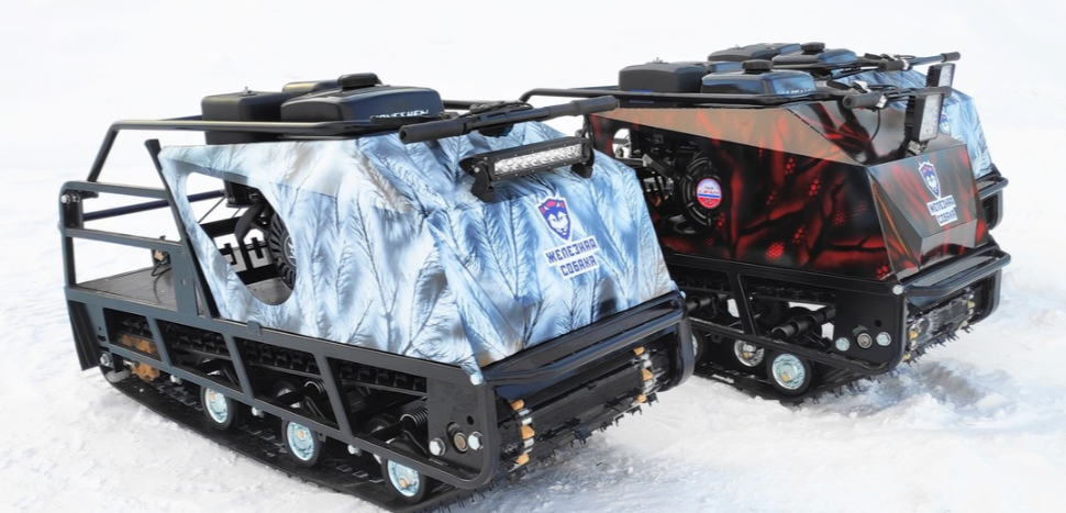 Мотобуксировщик Irondog (Железная собака) M500 20  Камуфляж Охотник в Новошахтинске