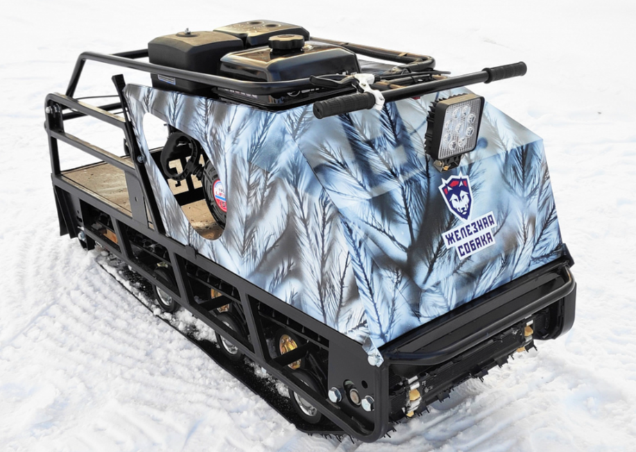 Мотобуксировщик Irondog (Железная собака) M500 20  Камуфляж Охотник в Новошахтинске