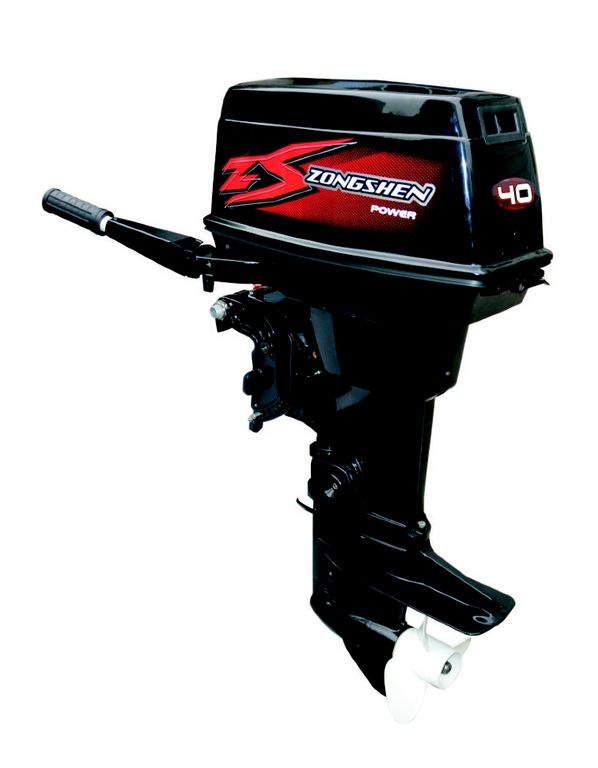 Лодочный мотор Zongshen T40 (+руль+пульт) в Новошахтинске