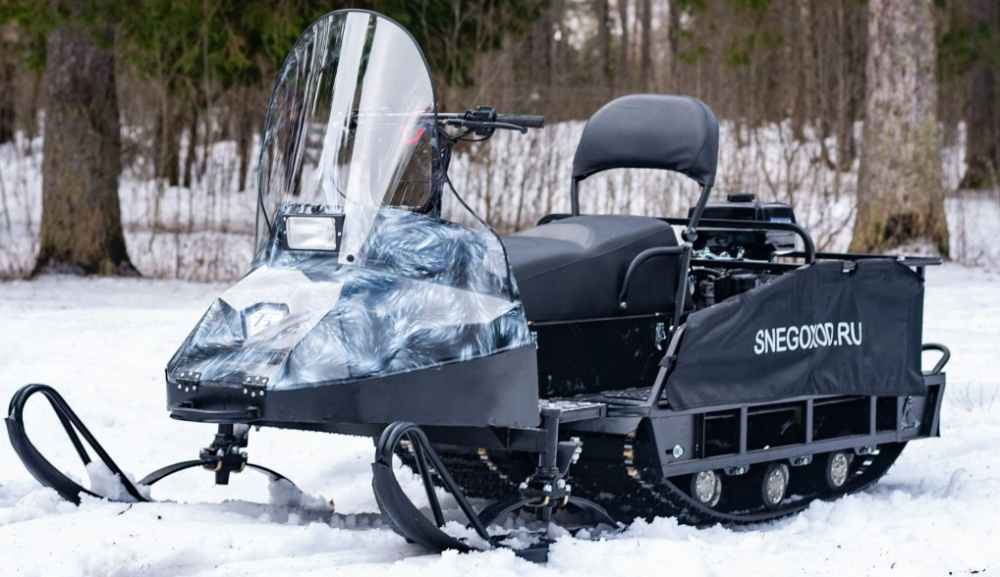 Миниснегоход Бурлак Егерь Экспедитор 15 л.с. , реверс, тормоз, капот белый в Новошахтинске