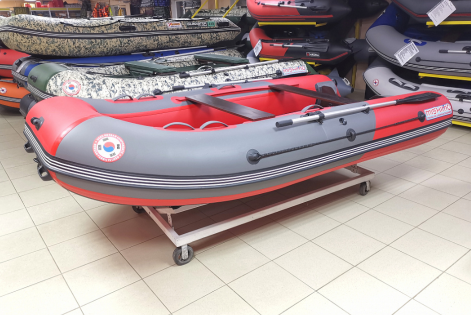 КОМПЛЕКТ Лодка MISHIMO PRO 350 + ЛОДОЧНЫЙ МОТОР MARLIN MP 9.9 (20) AMHS PRO в Новошахтинске