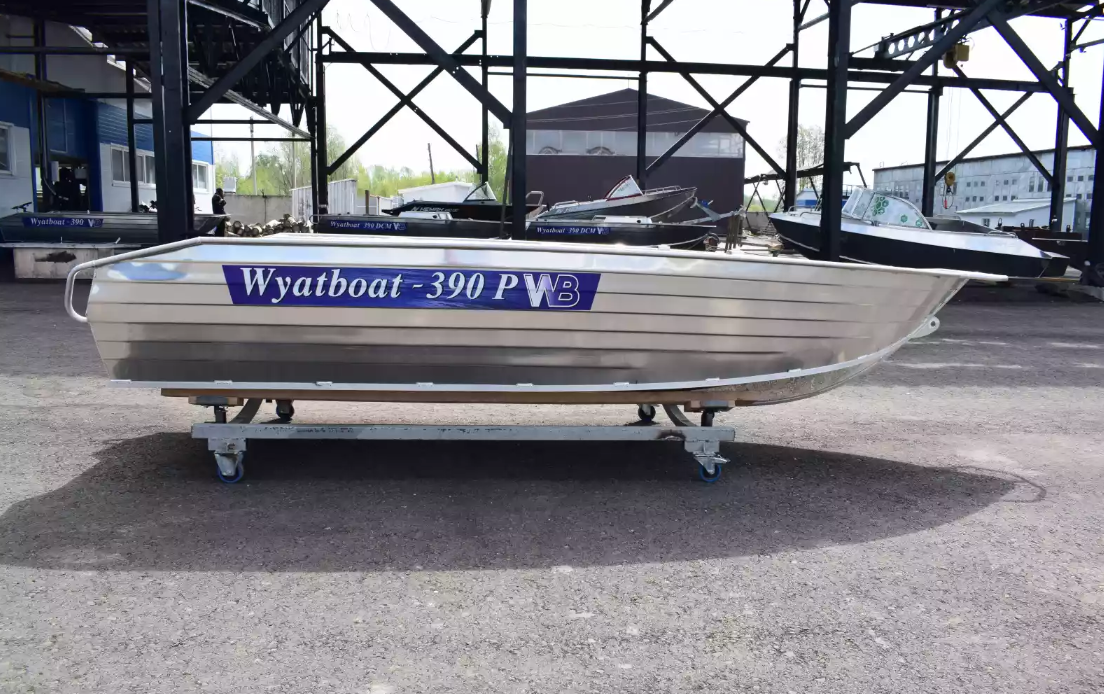 Алюминиевая лодка Wyatboat-390Р Увеличенный борт в Новошахтинске