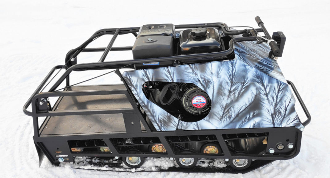 Мотобуксировщик Irondog (Железная собака) M500 20  Камуфляж Охотник в Новошахтинске