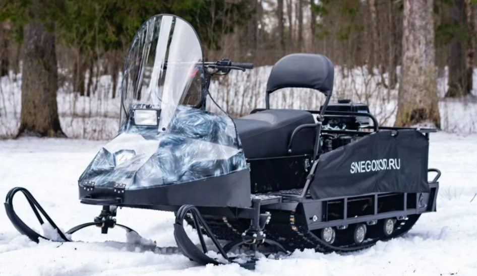 Миниснегоход Егерь Экспедитор 20 л.с. , реверс, тормоз, капот белый в Новошахтинске