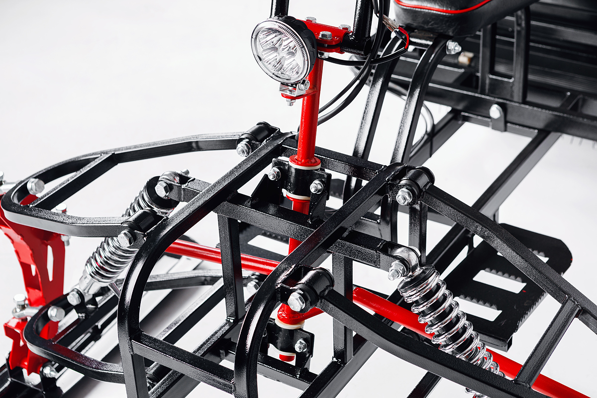 Лыжный модуль IKUDZO с подогревом ручек пластиковые лыжи в Новошахтинске