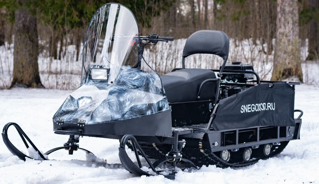 Миниснегоход Бурлак Егерь Экспедитор 15 л.с. , реверс, тормоз, капот белый в Новошахтинске