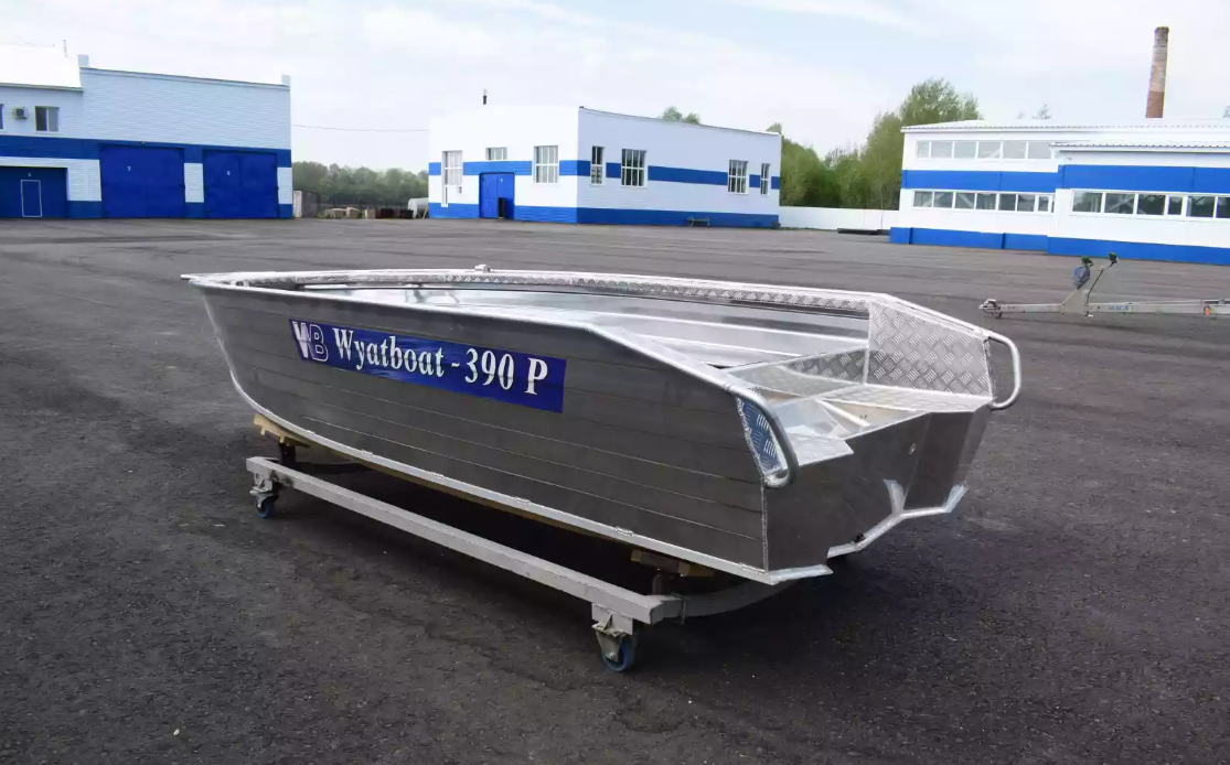 Алюминиевая лодка Wyatboat-390Р Увеличенный борт в Новошахтинске