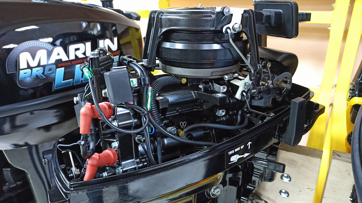 КОМПЛЕКТ Лодка MISHIMO PRO 350 + ЛОДОЧНЫЙ МОТОР MARLIN MP 9.9 (20) AMHS PRO в Новошахтинске