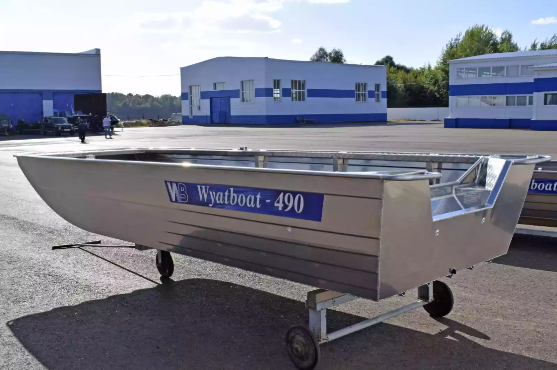 Алюминиевая лодка Wyatboat-490 Jonboat в Новошахтинске