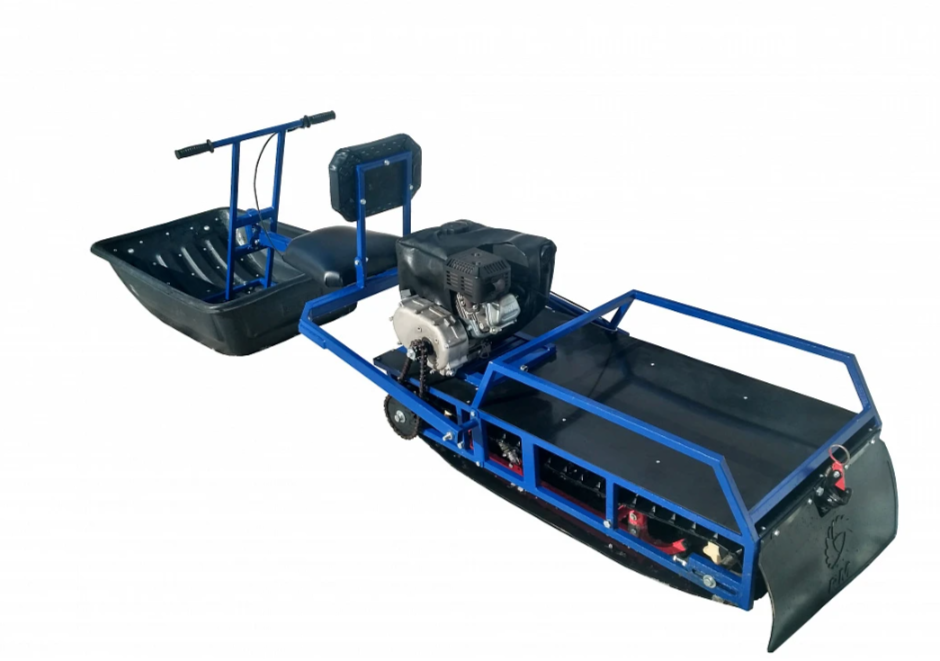 Мотобуксировщик толкач Альбатрос-XL8 с модулем. С фарой, склизы в Новошахтинске