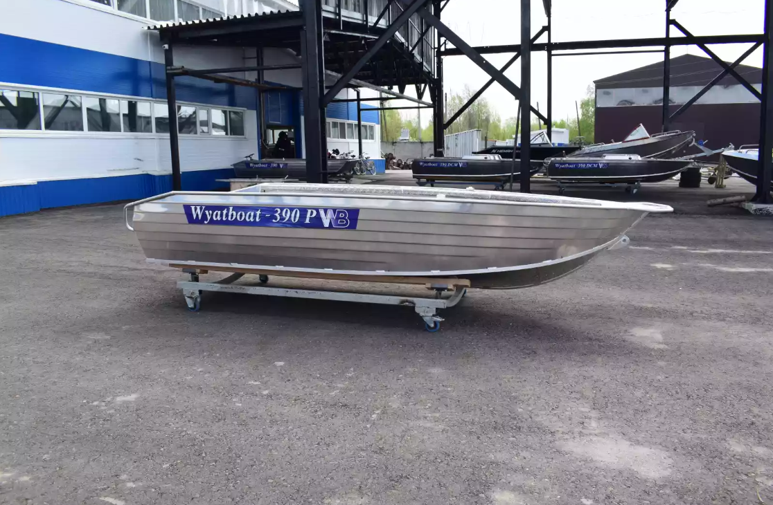 Алюминиевая лодка Wyatboat-390Р Увеличенный борт в Новошахтинске