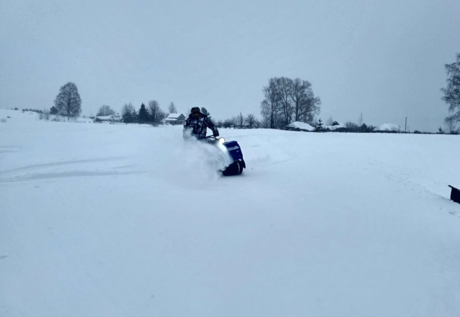 Мотобуксировщик Альбатрос-XLV 9 мини, тележки, 1250 мм в Новошахтинске