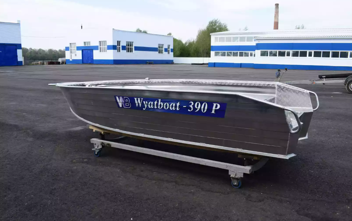 Алюминиевая лодка Wyatboat-390Р Увеличенный борт в Новошахтинске