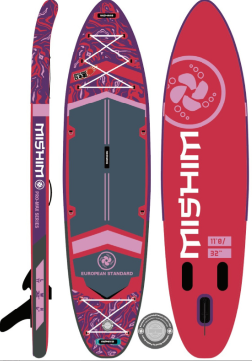 SUP (САП) Доска MISHIMO PRO-MAX Viva Magenta 10.8’ (330см) в Новошахтинске