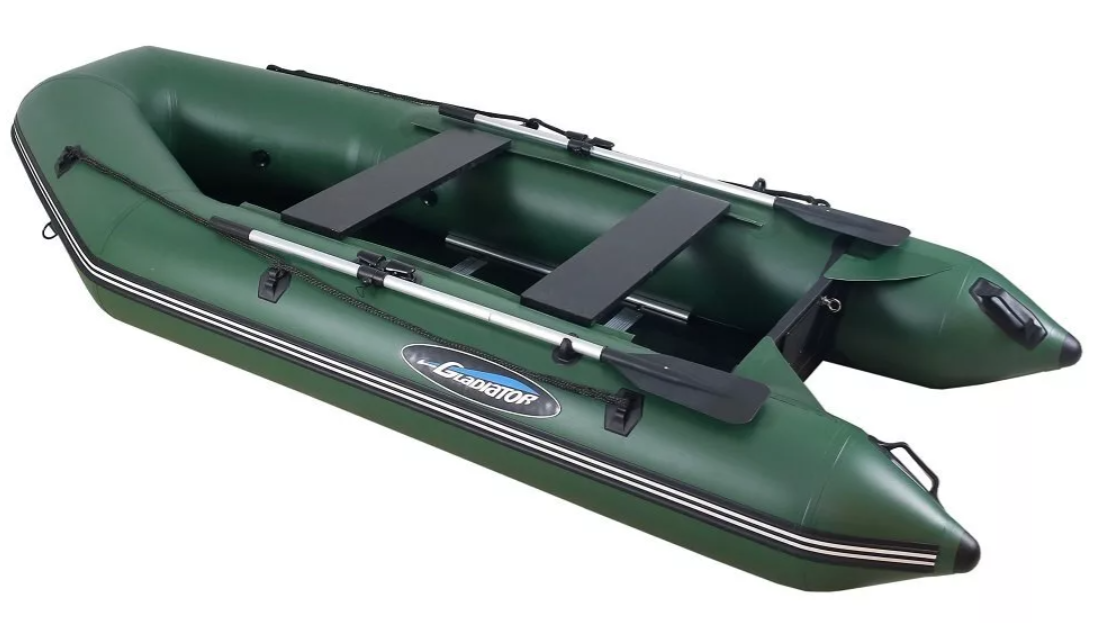 МОТОРНО-ГРЕБНАЯ ЛОДКА ПВХ GLADIATOR А 340 ТК С ФАНЕРНЫМ ПОЛОМ в Новошахтинске