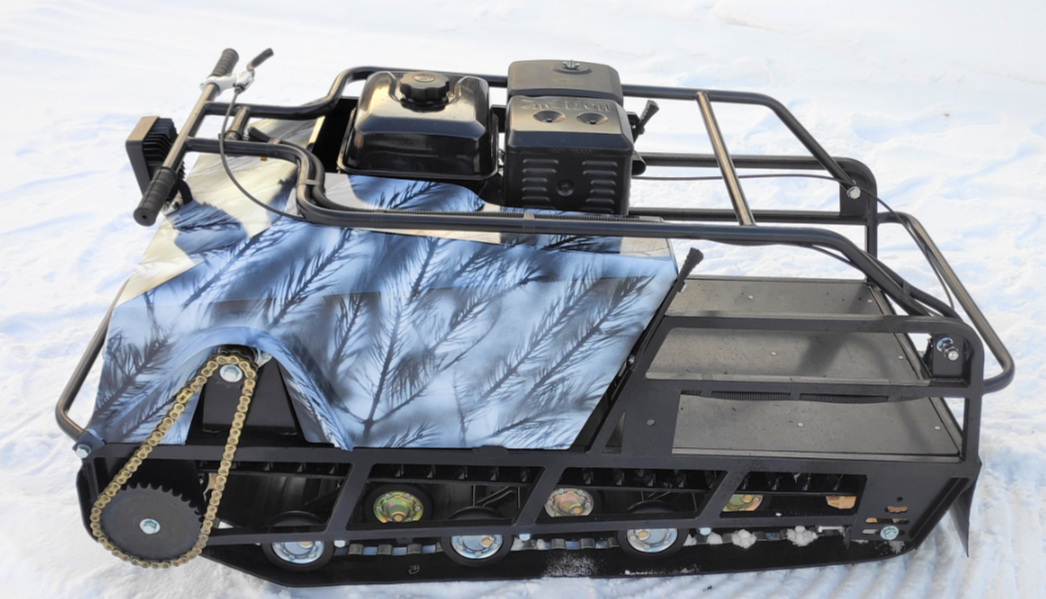 Мотобуксировщик Irondog (Железная собака) M500 20  Камуфляж Охотник в Новошахтинске