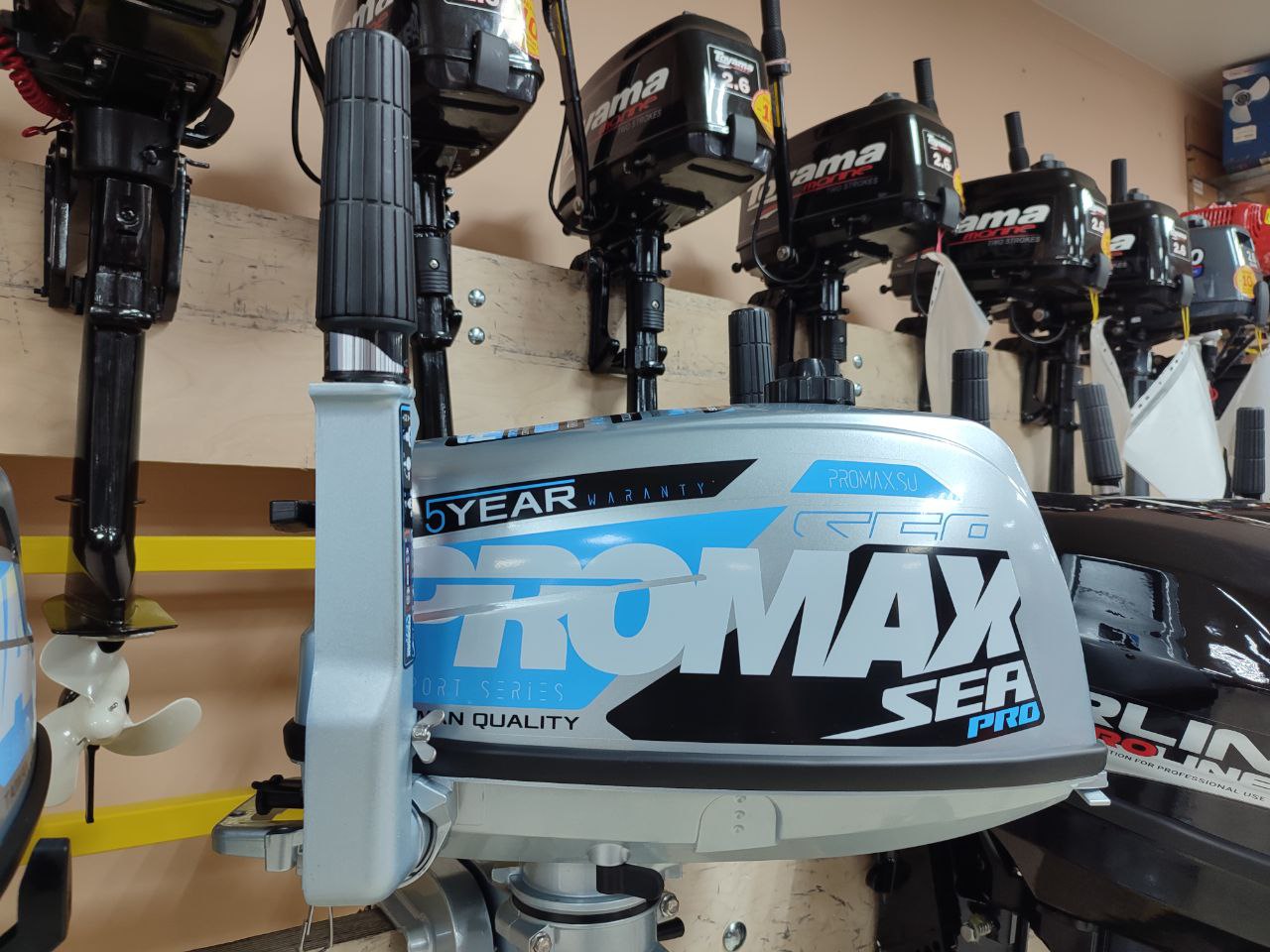 Лодочный мотор PROMAX SP5FHS (внешний бак 12 л) в Новошахтинске