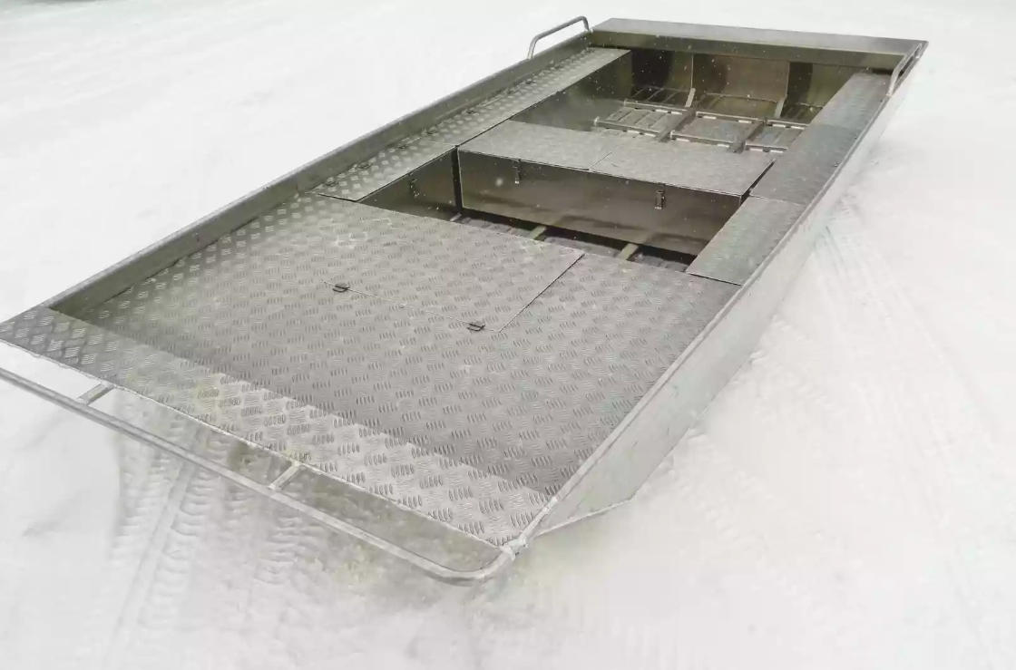 Алюминиевая лодка Wyatboat-390 Jonboat в Новошахтинске