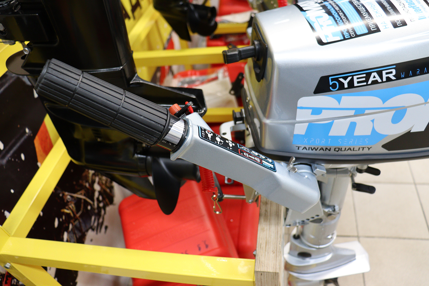 Лодочный мотор PROMAX SP5FHS (внешний бак 12 л) в Новошахтинске