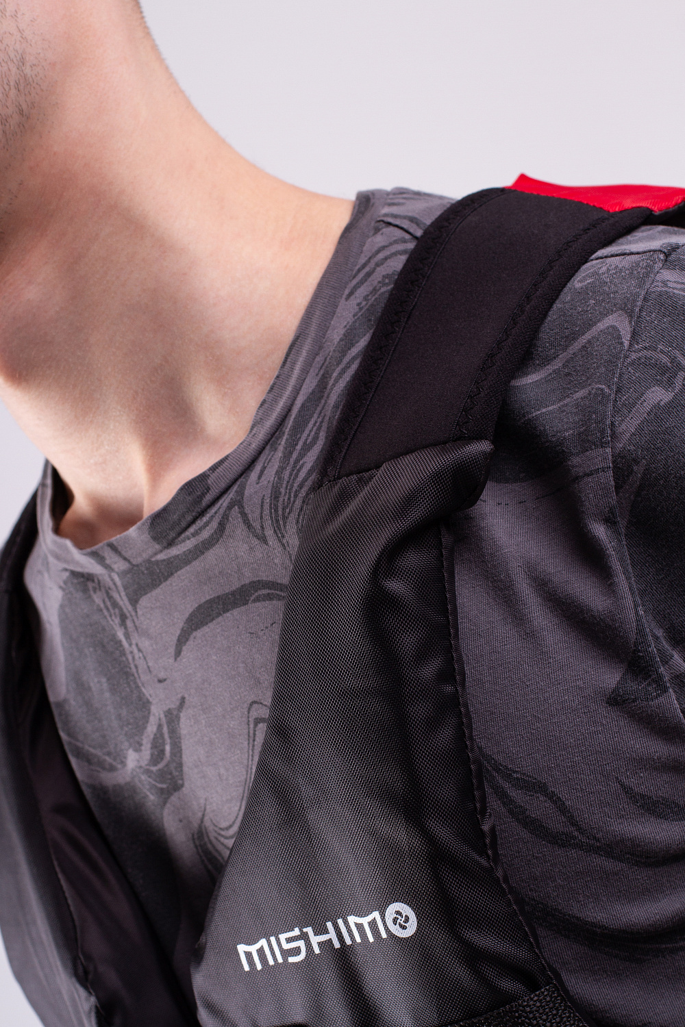 Жилет спасательный MISHIMO PRO Премиум качества Черно-красный в Новошахтинске